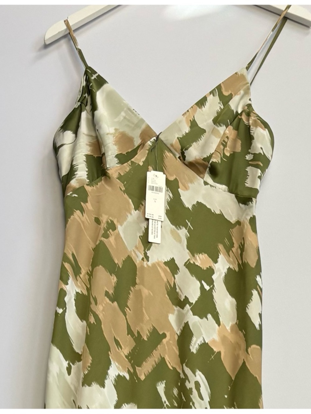 NWT Anthropologie Sleeveless V-Neck Slip Midi Dress, S - Picture 6 of 12